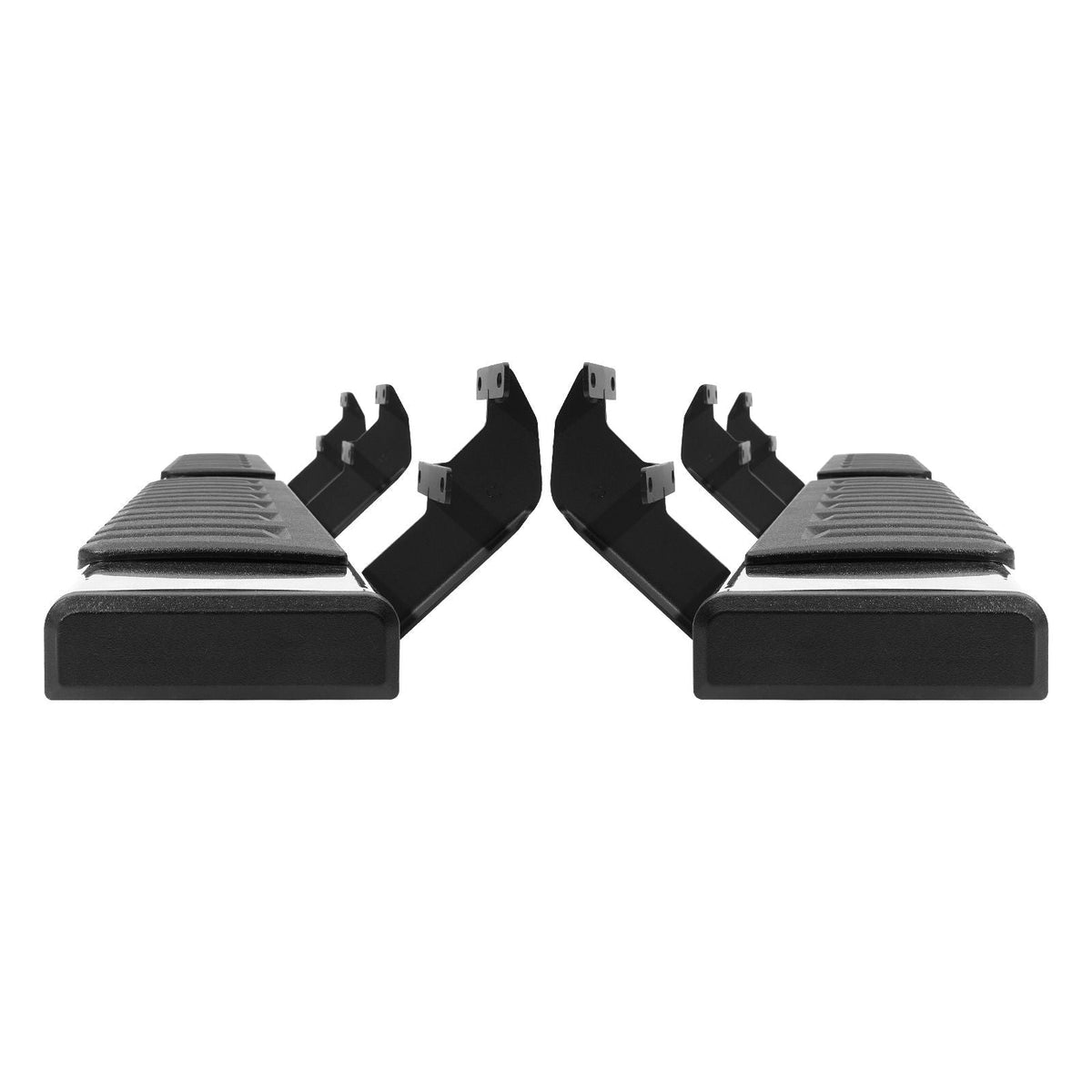 Running Boards, 6" Step Bars Compatible with 2015-2023 Ford F150-Crew Cab/2017-2023 Ford F-250 F-350 Super Duty Crew Cab, 201 Stainless Steel Side Steps Nerf Bars, 500LBS Capacity, 2 Piece