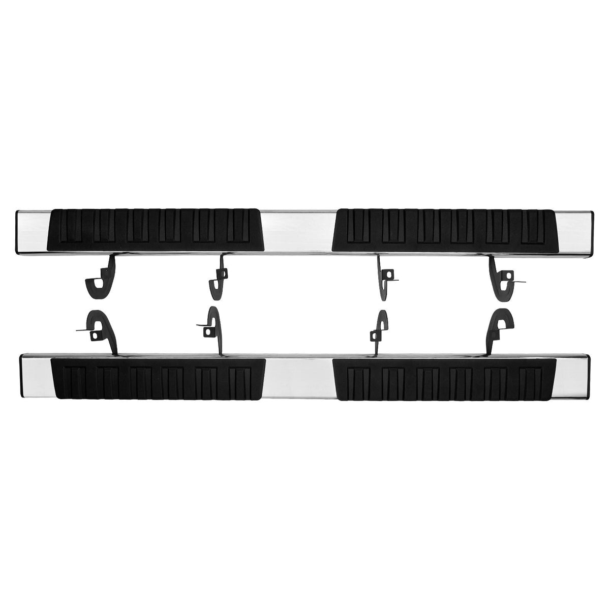 Running Boards, 6" Step Bars Compatible with 2019-2023 Chevy Silverado/GMC Sierra 1500/2020-2024 Silverado/Sierra 2500/3500HD Crew Cab, 201 Stainless Steel Side Steps Nerf Bars, 500LBS, 2 Piece
