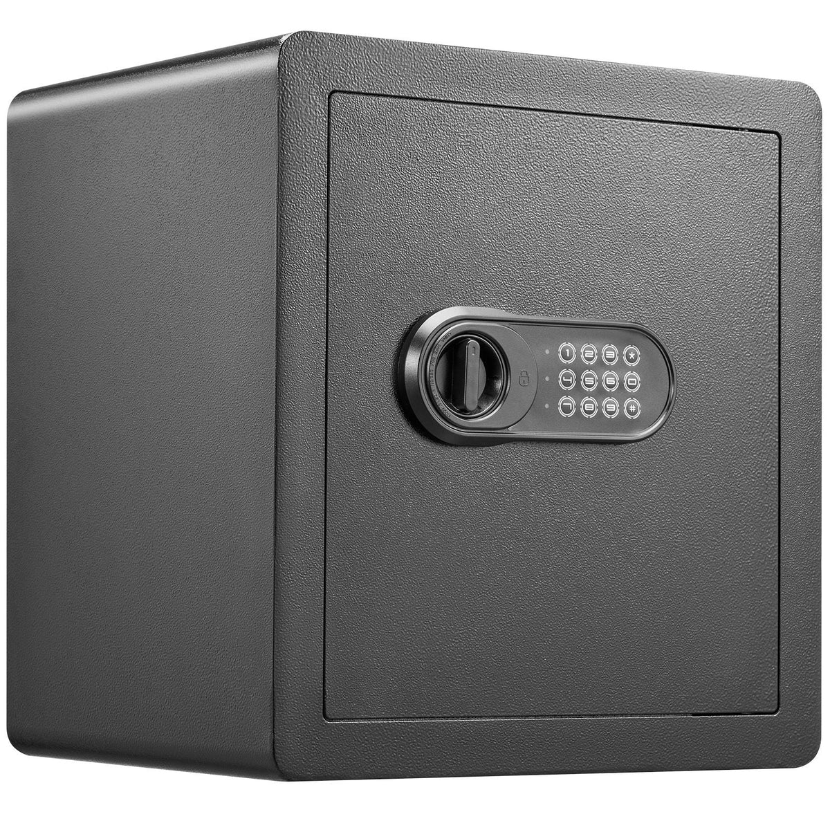 Safe, 1.8 Cubic Feet Home Safe, Steel Security Safe with Digital Keypad and 2 Keys, Cabinet Safe with Fire-proof Bag, Protect Cash, Gold, Jewelry, Documents for Home, Hotel, 15.8x13x16.9 inches