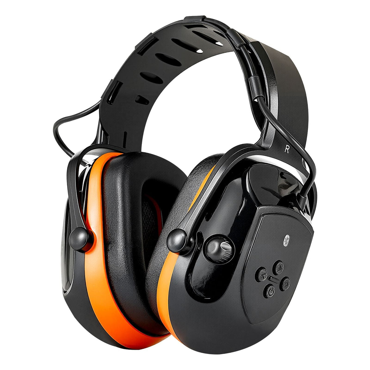 Safety Earmuffs, Electronic Ear Muffs with 5.1 Bluetooth Technology Ear Protector, Noise Reduction Headphone NRR23dB, Hearing Protection Earmuffs for Shooting, Manufacturing and Lawn Mowing