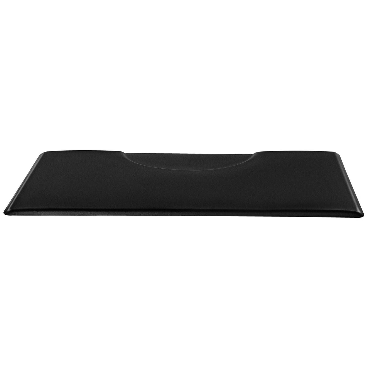 Salon Mat for Hair Stylist, 3 x 5 FT Rectangle Salon Chair Mat Anti Fatigue, 7/8" Thickened PVC + PU Barber Shop Floor Mat with Round Cut Out, Anti-Trip Beveled Edges & Non-slip Bottom
