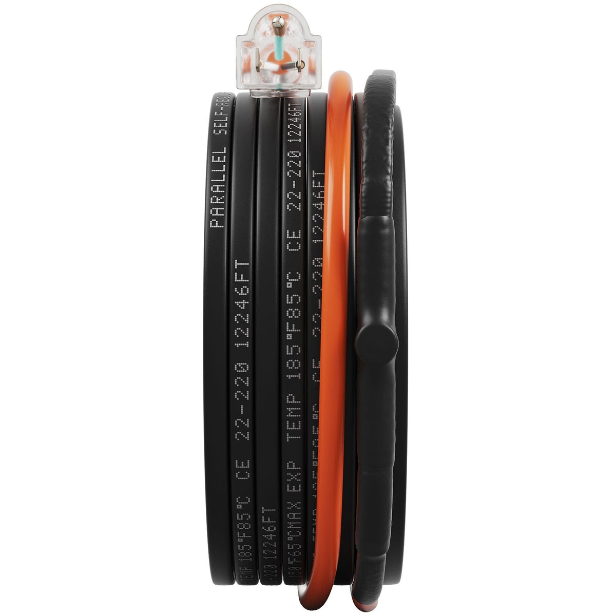 Self-Regulating Pipe Heating Cable, 100-feet 5W/ft Heat Tape for Pipes Freeze Protection, Protects PVC Hose, Metal and Plastic Pipe from Freezing, 120V