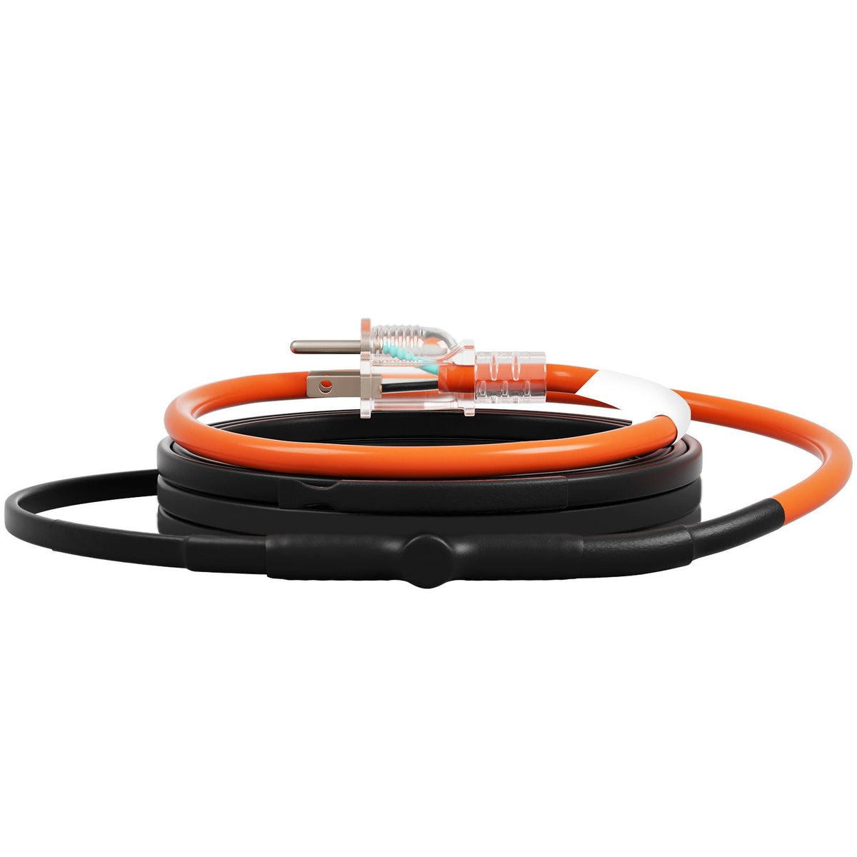 Self-Regulating Pipe Heating Cable, 9FT 5W/FT Heat Tape for Pipes Freeze Protection, Water Pipe Heat Cable with Built-in Thermostat Protects PVC Hose, Metal and Plastic Pipe from Freezing