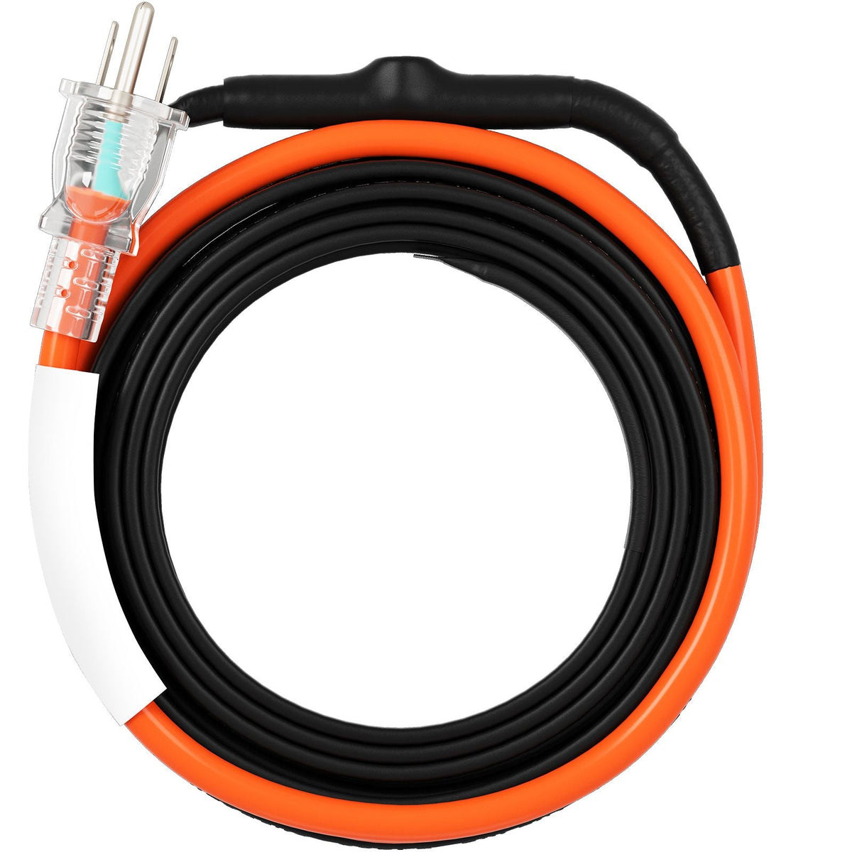 Self-Regulating Pipe Heating Cable, 9FT 5W/FT Heat Tape for Pipes Freeze Protection, Water Pipe Heat Cable with Built-in Thermostat Protects PVC Hose, Metal and Plastic Pipe from Freezing