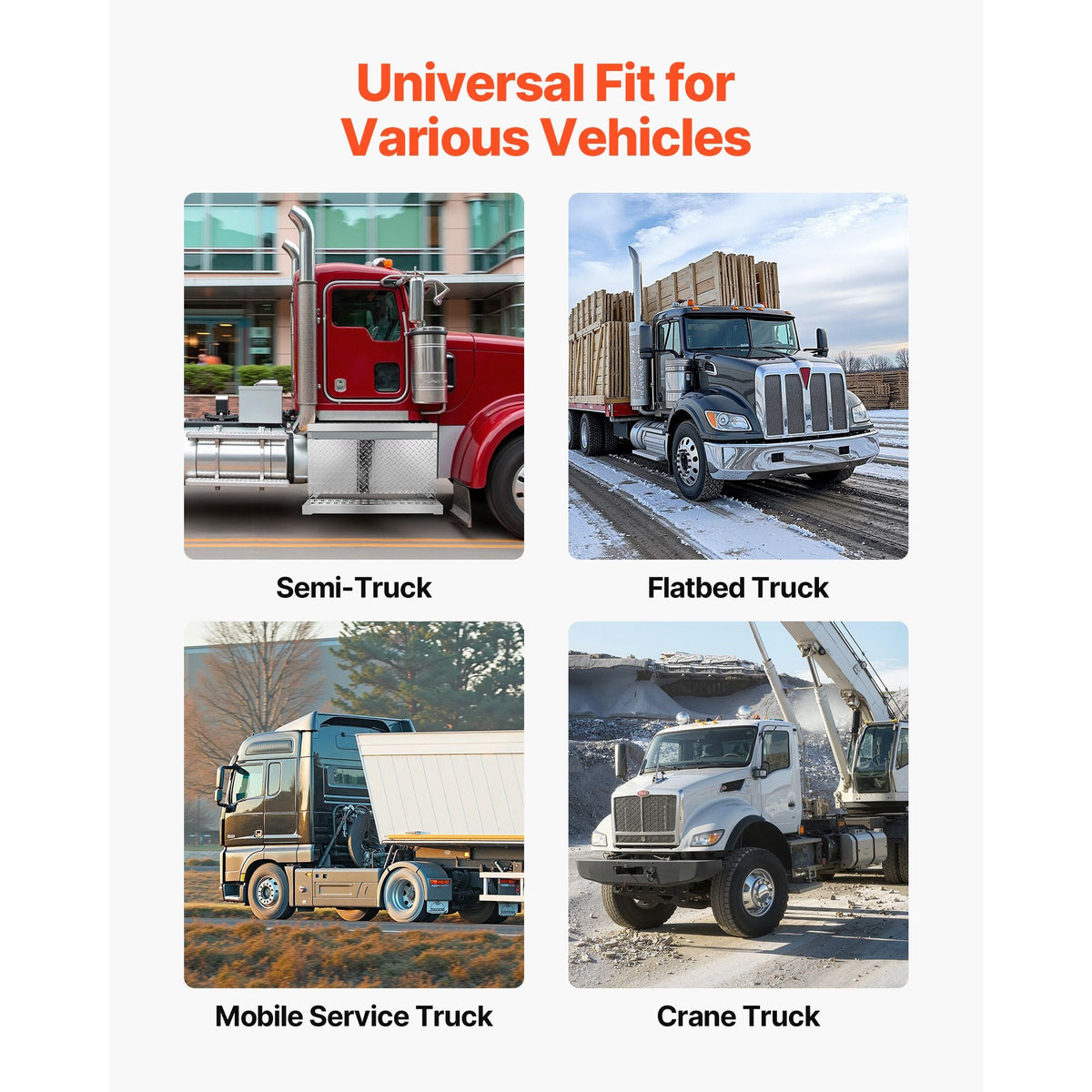 Semi-Truck Step Tool Box, 31" x 30" x 19" Heavy Duty Aluminum Diamond Plate Toolbox, Waterproof Cab Entry Step Storage Box with Shock-Absorbing Latch for Flatbed, Crane, and Semi Trucks