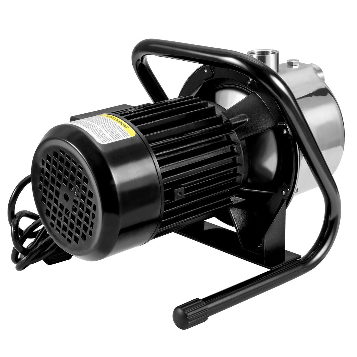 Shallow Well Pump, 1.1 HP 115V, 978 GPH 131 ft Height, 40psi Max Pressure, Portable Stainless Steel Sprinkler Booster Jet Pumps for Garden Lawn Irrigation system, Lake Fountain, Water Transfer