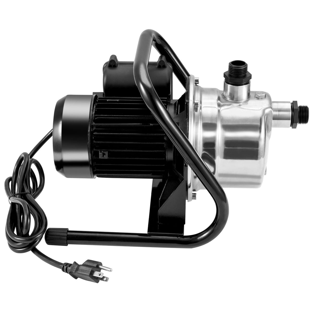 Shallow Well Pump, 1.5 HP 115V, 1200 GPH 164 ft Height, 87 psi Max Pressure, Portable Stainless Steel Sprinkler Booster Jet Pumps for Garden Lawn Irrigation system, Lake Fountain, Water Transfer