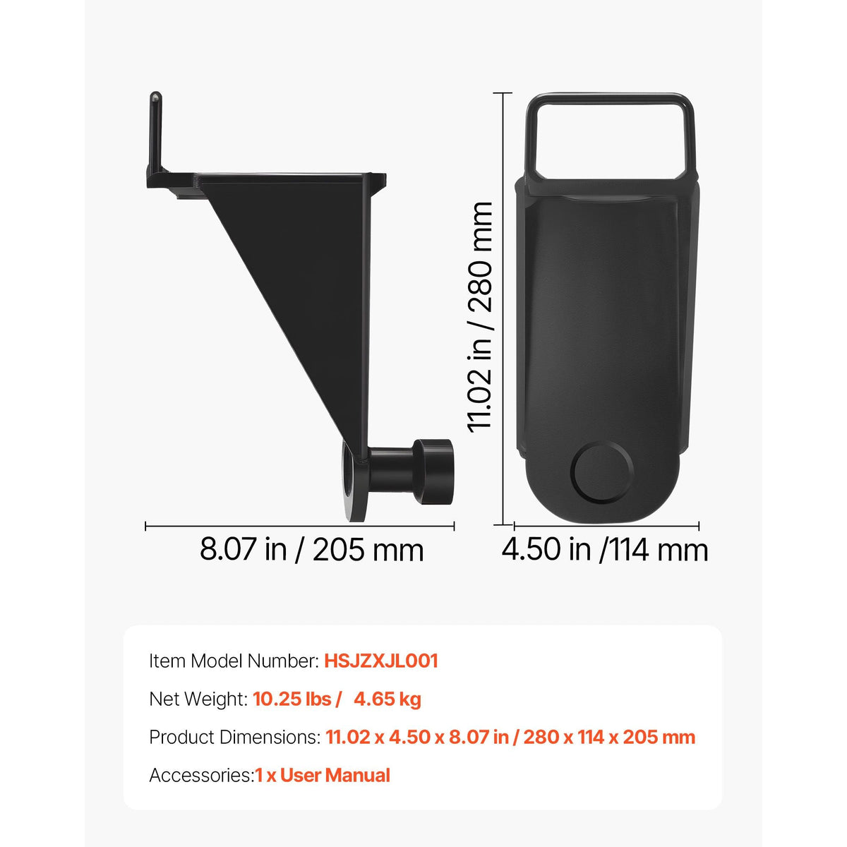 Shipping Container Jack Lug with U-Shaped Handle, 1-Pack, Storage Leveler Booster Withstands Sun & Rain, Heavy Duty Container Jack Lug for Shipping Industry, Logistics, Warehouse Management