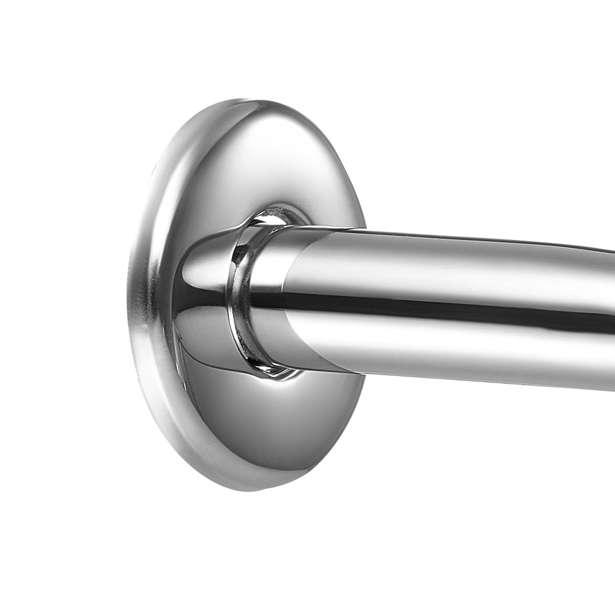 Shower Arm with Flange, 6 Inches, Wall Mounted Stainless Steel Shower Head Arm Extender, Chrome Finish, PTFE Tape, G1/2 Universal Thread Connector Compatible, for Fixed & Handheld Showerhead