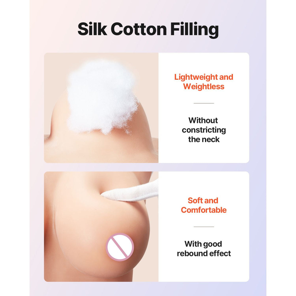 Silicone Bodysuit, D-Cup Silicone Breastplate for Crossdressers, Realistic Silk Cotton-Filled Fake Boobs Breast Forms for Transgender Cosplay Drag Queen, Nude