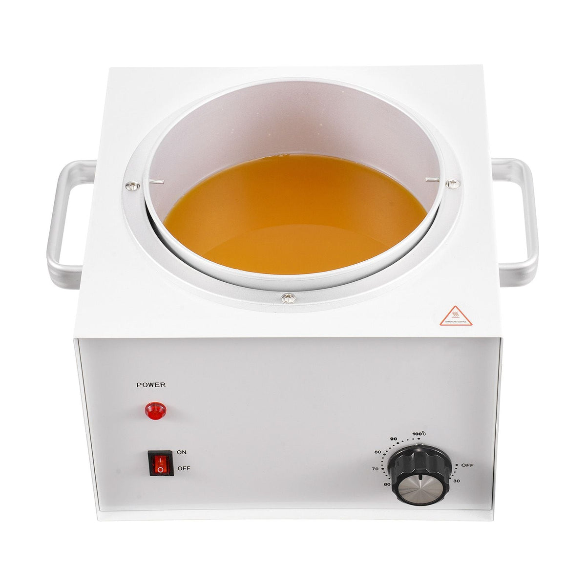 Single Pot Wax Warmer, 3000ML 300W Professional Wax Warmer for Hair Removal, 32 - 212 F Adjustable Electric Waxing Heater with 100PCS Waxing Sticks for Home Use, Beauty Salon, Spa