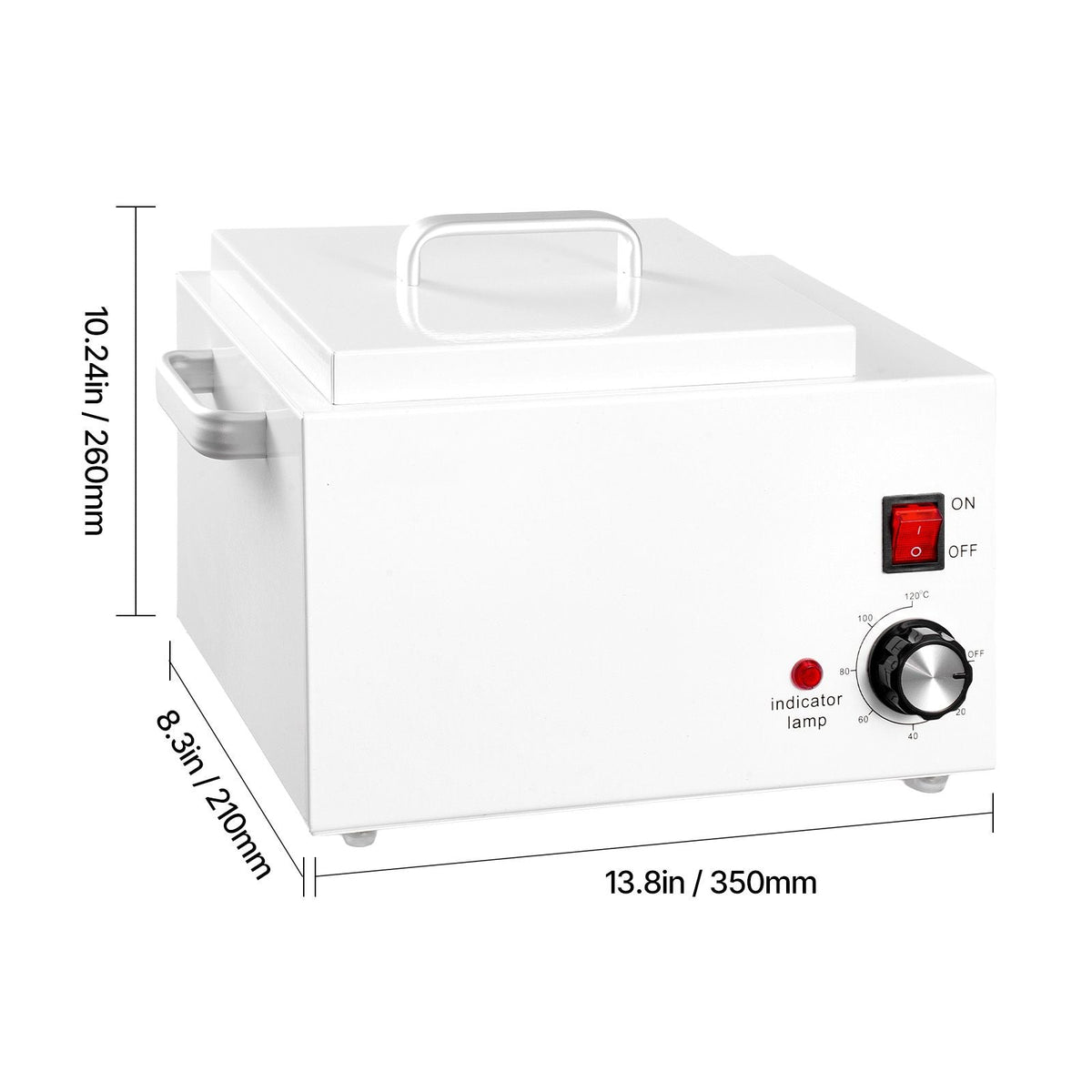Single Wax Warmer, 3000ML 300W Professional Wax Warmer for Hair Removal, 32 Fahrenheit- 248 Fahrenheit Adjustable & Non-Stick Waxing Heater Pot with 100PCS Waxing Sticks
