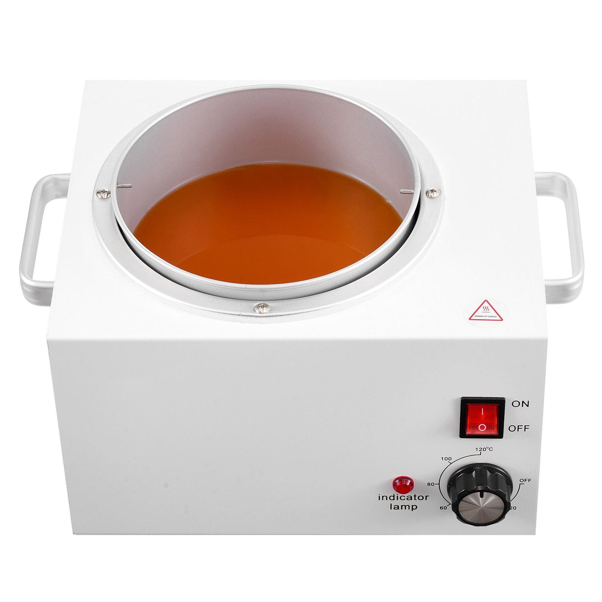 Single Wax Warmer, 3000ML 300W Professional Wax Warmer for Hair Removal, 32 Fahrenheit- 248 Fahrenheit Adjustable & Non-Stick Waxing Heater Pot with 100PCS Waxing Sticks