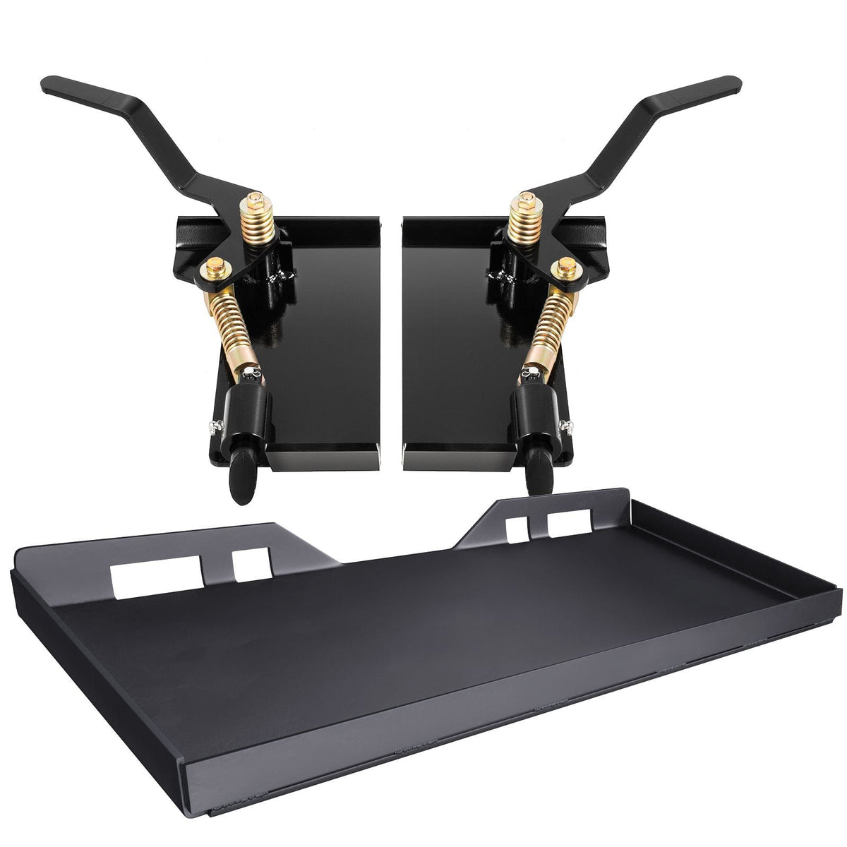 Skid Steer Attachment 3/8in Skid Steer Quick Attach Plate 85LBS Skidsteer Attachment 18.5\" Height Quick Attach Skid Steer Attachments for Buckets, Plows, Forks