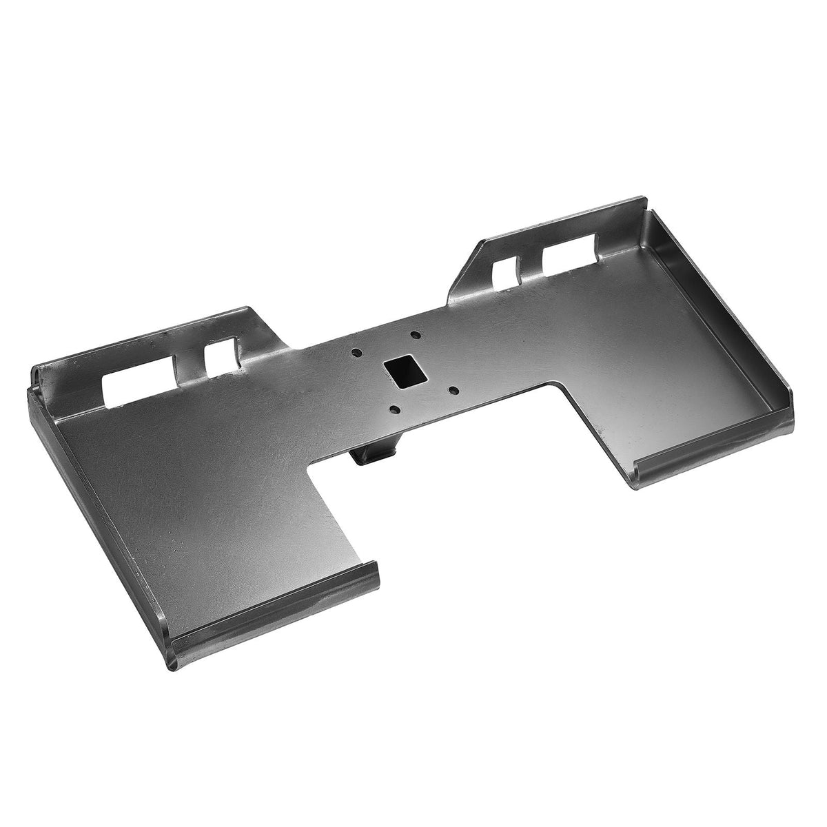 Skid Steer Attachment Plate, 3/8" Skid Steer Mount Plate with 2.28" Hitch Receiver, 7000lbs Quick Attachment Loader Plates, Compatible with Deere, Kubota, Bobcat, Mahindra Skids Steers, Tractor