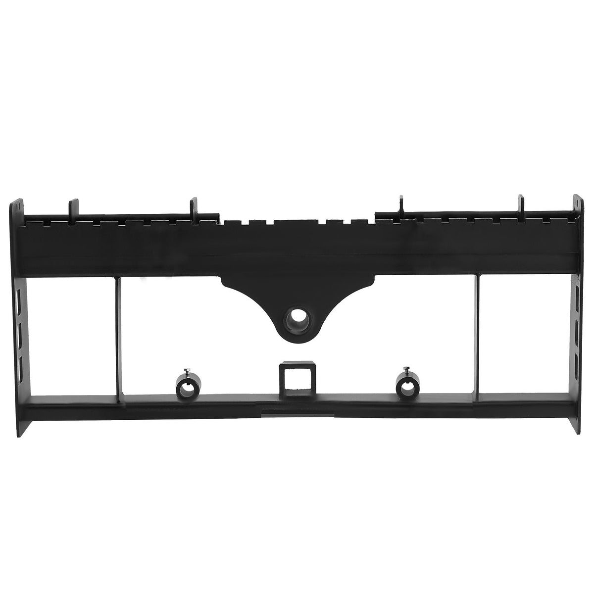 Skid Steer Pallet Frame, 4000 lbs Rated Load Capacity, 45-inch Pallet Fork Frame Attachments with 2-inch Hitch Receiver & Spear Sleeves, Fit for Loaders Tractors Quick Attach Mount, Frame Only