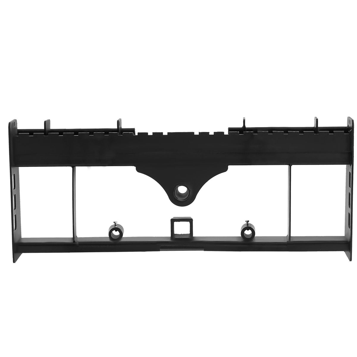 Skid Steer Pallet Frame, 4000 lbs Rated Load Capacity, 45-inch Pallet Fork Frame Attachments with 2-inch Hitch Receiver & Spear Sleeves, Fit for Loaders Tractors Quick Attach Mount, Frame Only