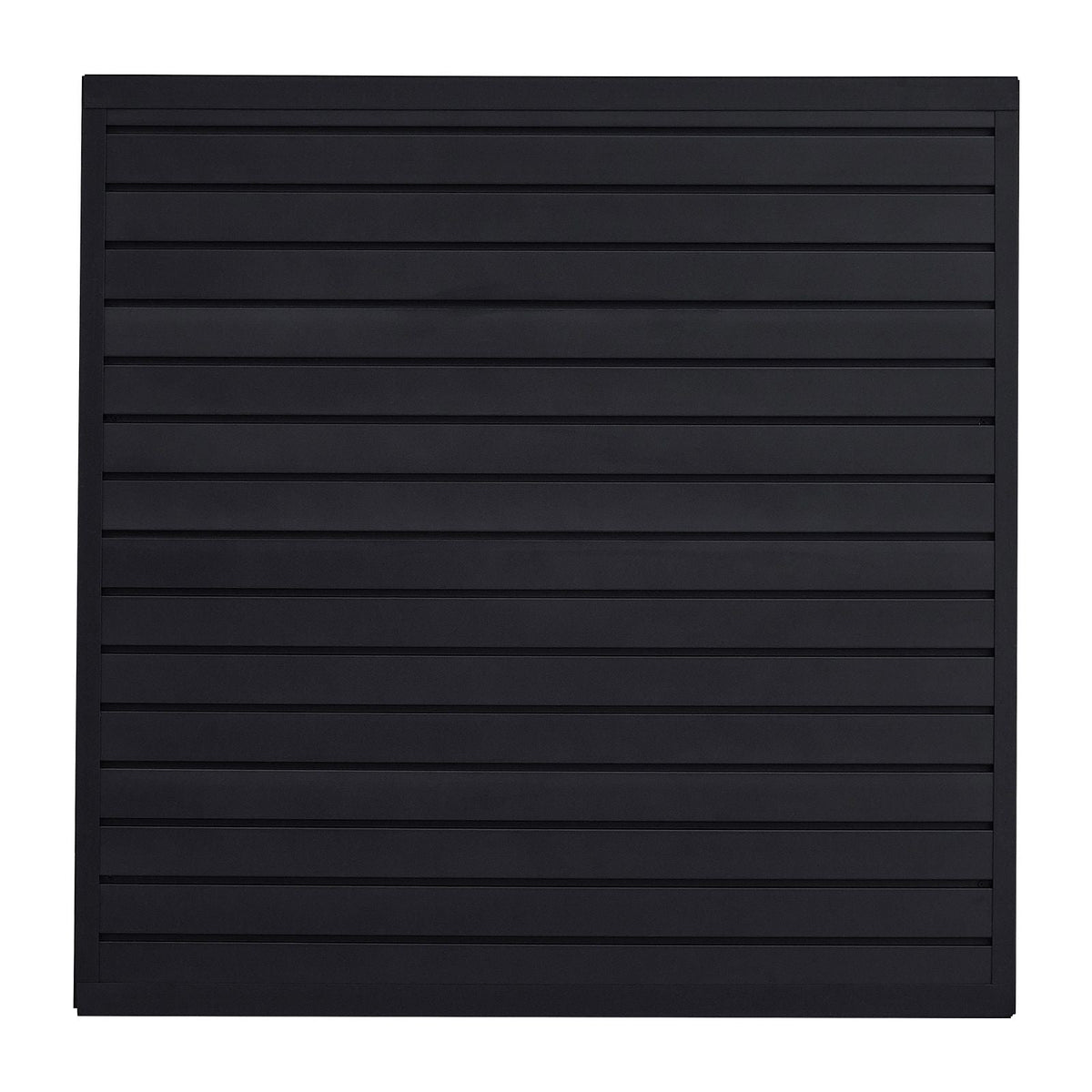 Slat Wall Paneling, 4 x 4 ft, PVC Garage Slatwall with Modular Design, Black Slat Wall Easy-to-Install Adjustable Slatwall Panel with Coupling Structure & DIY Cutting, Fits for Storage & Display