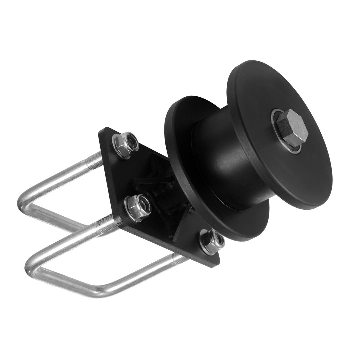 Sliding Gate Kit, Rolling Gate Hardware Kit w/ H-Shaped Wheel Groove for Cantilever Sliding Gates and Rolling Door, Sliding Gate Rollers w/ 4 Track Wheels, Heavy Duty Sliding Roller,Black