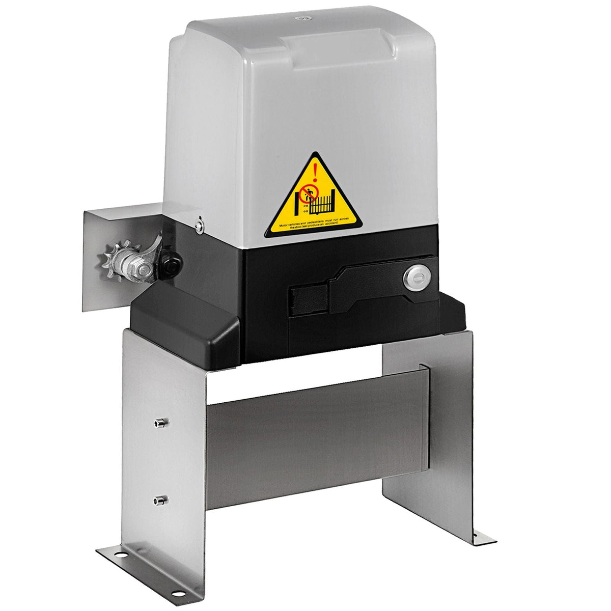 Sliding Gate Opener, AC1400 3100LBS, with 2 Remote Controls, Gate Operator Hardware Kit for Security, Move Speed 43ft Per Min, Electric Rolling Driveway Slide Gate Motor