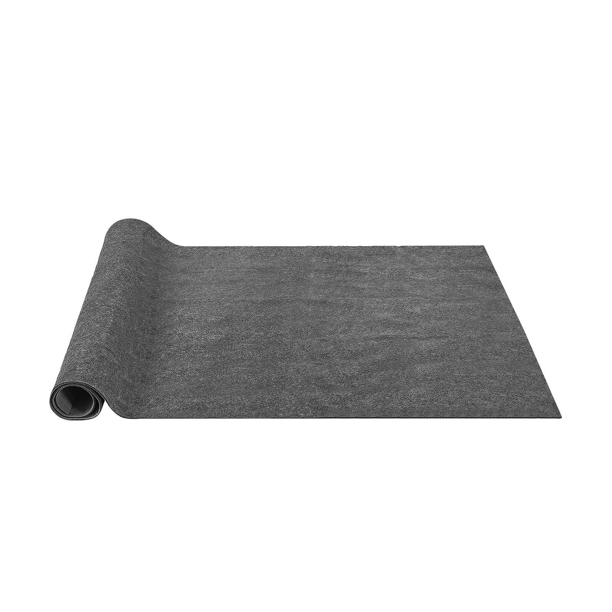 - Slip-Resistant Rug Pad - Protective Cushioning Carpet Pad - 5' x 8' - 1/4"Thick - Dual Surface - Polyester Felt + Latex - Gray - 3-4m² Area Carpet Padding Rug Cushion Safe for All Floors