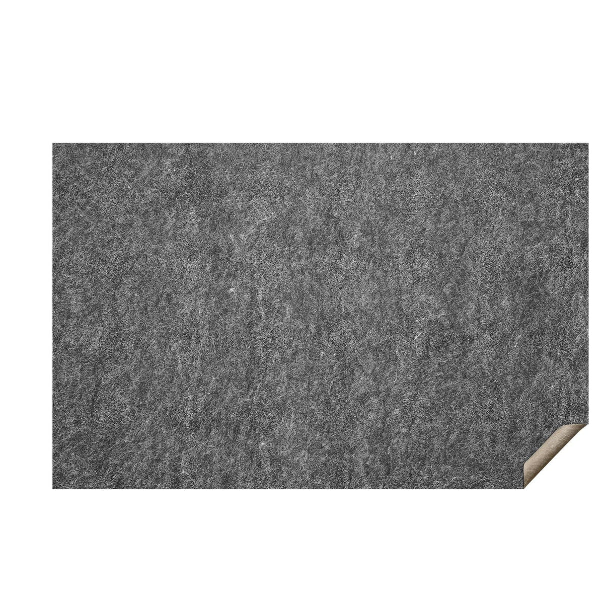 - Slip-Resistant Rug Pad - Protective Cushioning Carpet Pad - 5' x 8' - 1/4"Thick - Dual Surface - Polyester Felt + Latex - Gray - 3-4m² Area Carpet Padding Rug Cushion Safe for All Floors