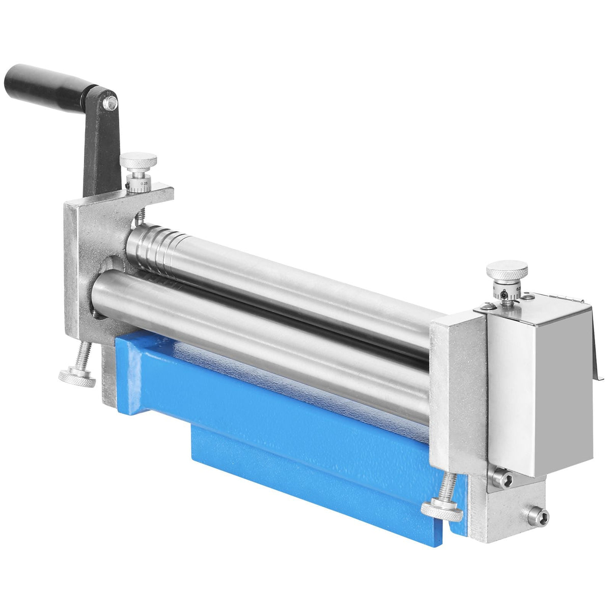 Slip Roll Machine, 12.6 inches Forming Width in 20 Gauge Capacity, Sheet Metal Slip Roller Rolling Bending Machine, with 2 Detachable Rollers for Low Carbon Steel Copper Aluminum Alloy Sheet