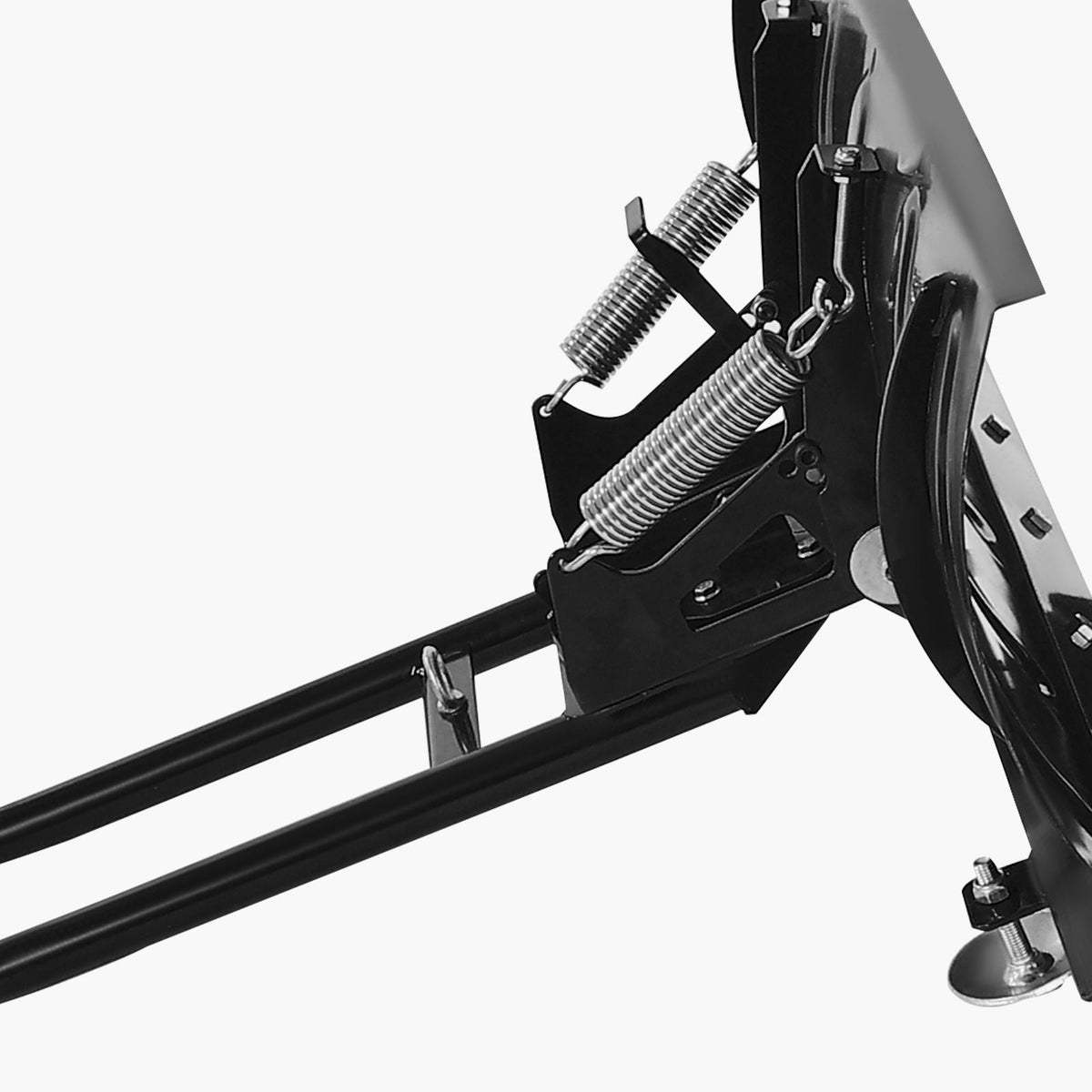 Snow Plow Kit, 48in Universal Snow Plow Attachment, Height & Left-Right Adjustable, Quick To Detach, Steel ATV Scrape Blade, 3 Mount Options, Efficient Snows Clearing, for Most ATVs & UTVs