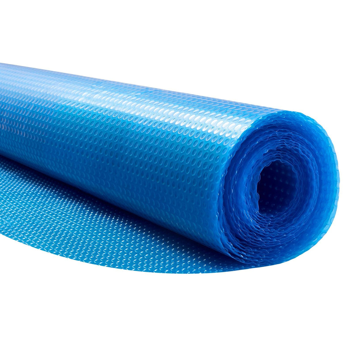 Solar Pool Cover, 18 ft Round Pool Bubble Cover, 16 Mil Pools Solar Blanket with Bubble & PE Material, Daytime Heat Absorption, Nighttime Heat Retention, Heat Retaining Solars Covers, Blue