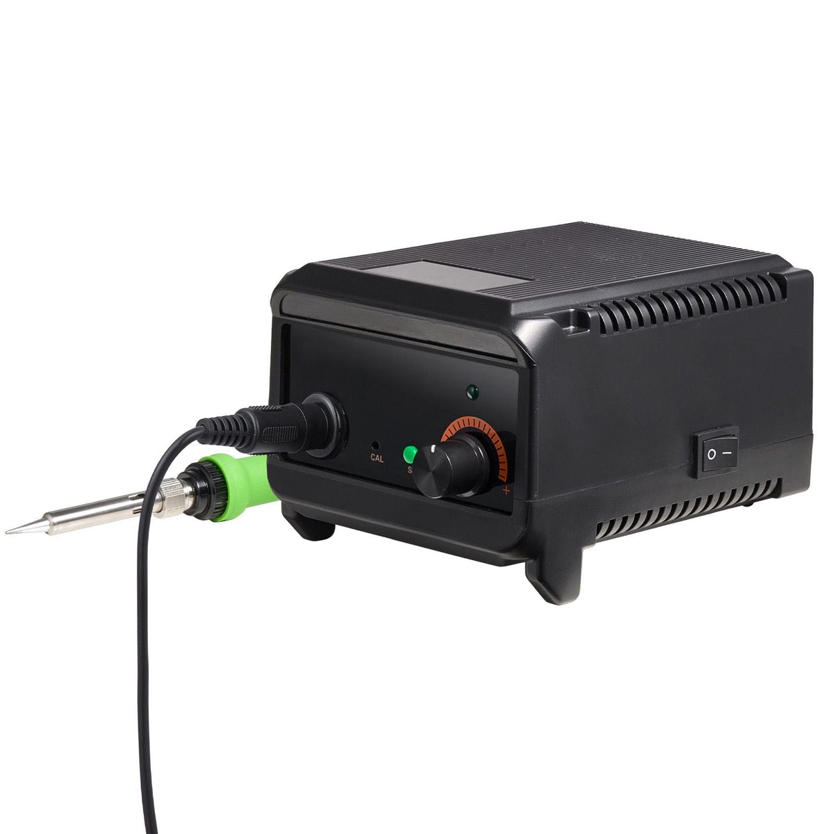 Soldering Iron Station, 75W Digital Display Soldering Station Kit, 122 - 932 F Temp Control & Built-in Transformer, Auto Standby & Sleep Mode, with 5 Soldering Tips, 10g Solder Wire, Tweezers