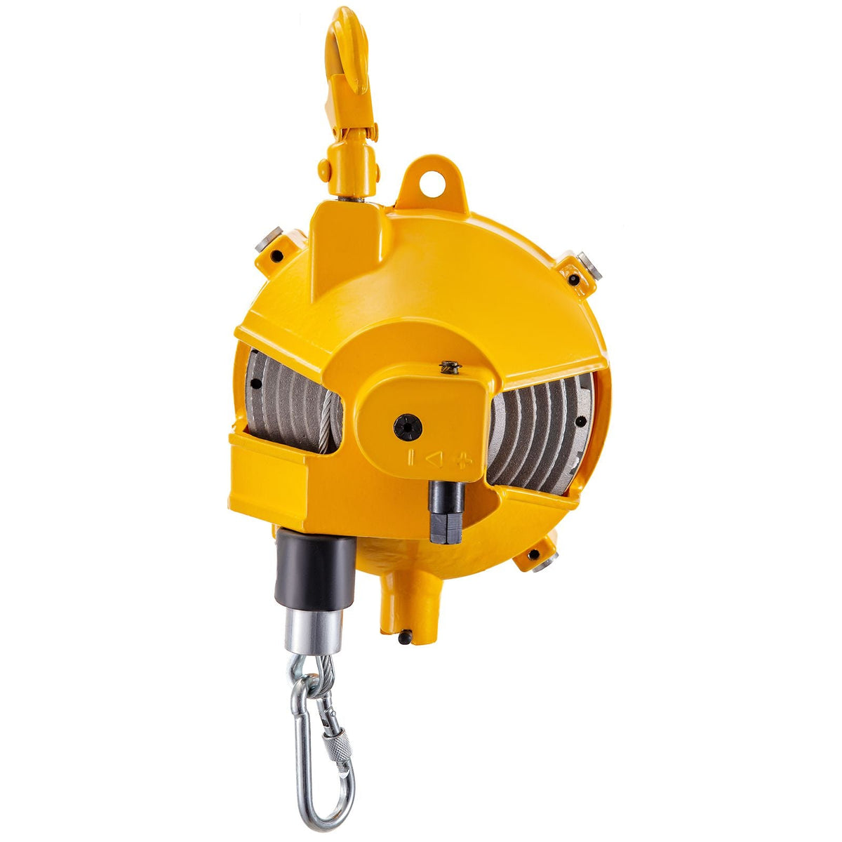 Spring Balancer 20-33lbs(9-15kg) Retractable Tool Holder 1.5m Length Tool Balancer with Hook and Wire Rope Adjustable Balancer Retractor Hanging Holding Equipment in Yellow