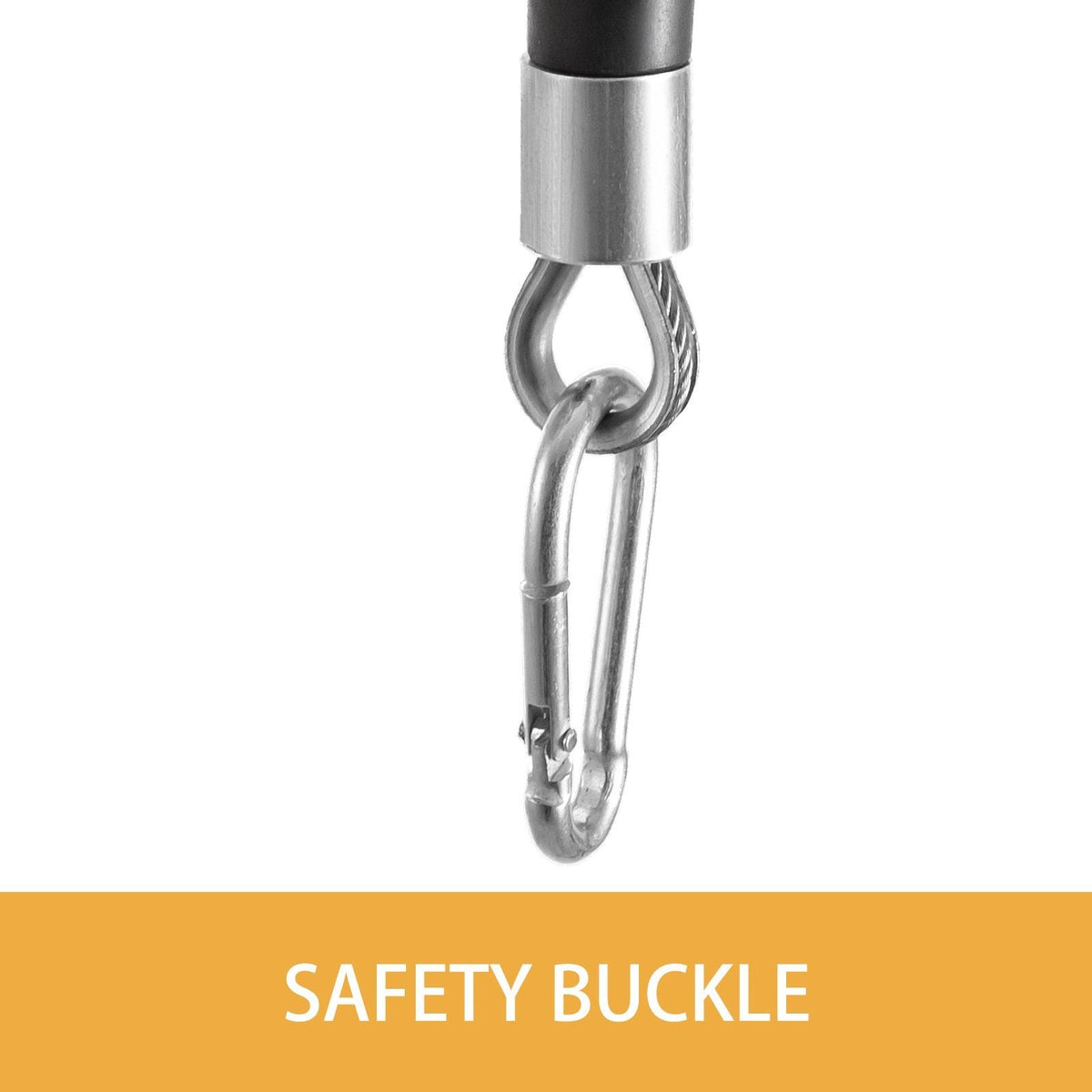 Spring Balancer 33-49lbs(15-22kg) Retractable Tool Holder 1.5m Length Tool Balancer with Hook and Wire Rope Adjustable Balancer Retractor Hanging Holding Equipment in Yellow