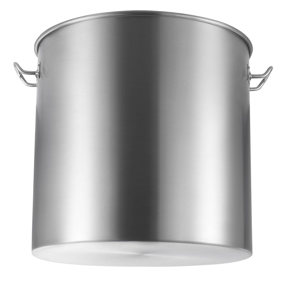 Stainless Steel Stockpot, 100 Quart Large Cooking Pots, Cookware Sauce Pot with Basket, Lid, and Handle, Heavy Duty Commercial Grade Stock Pot, Sanding Treatment, for Large Groups Events Silver