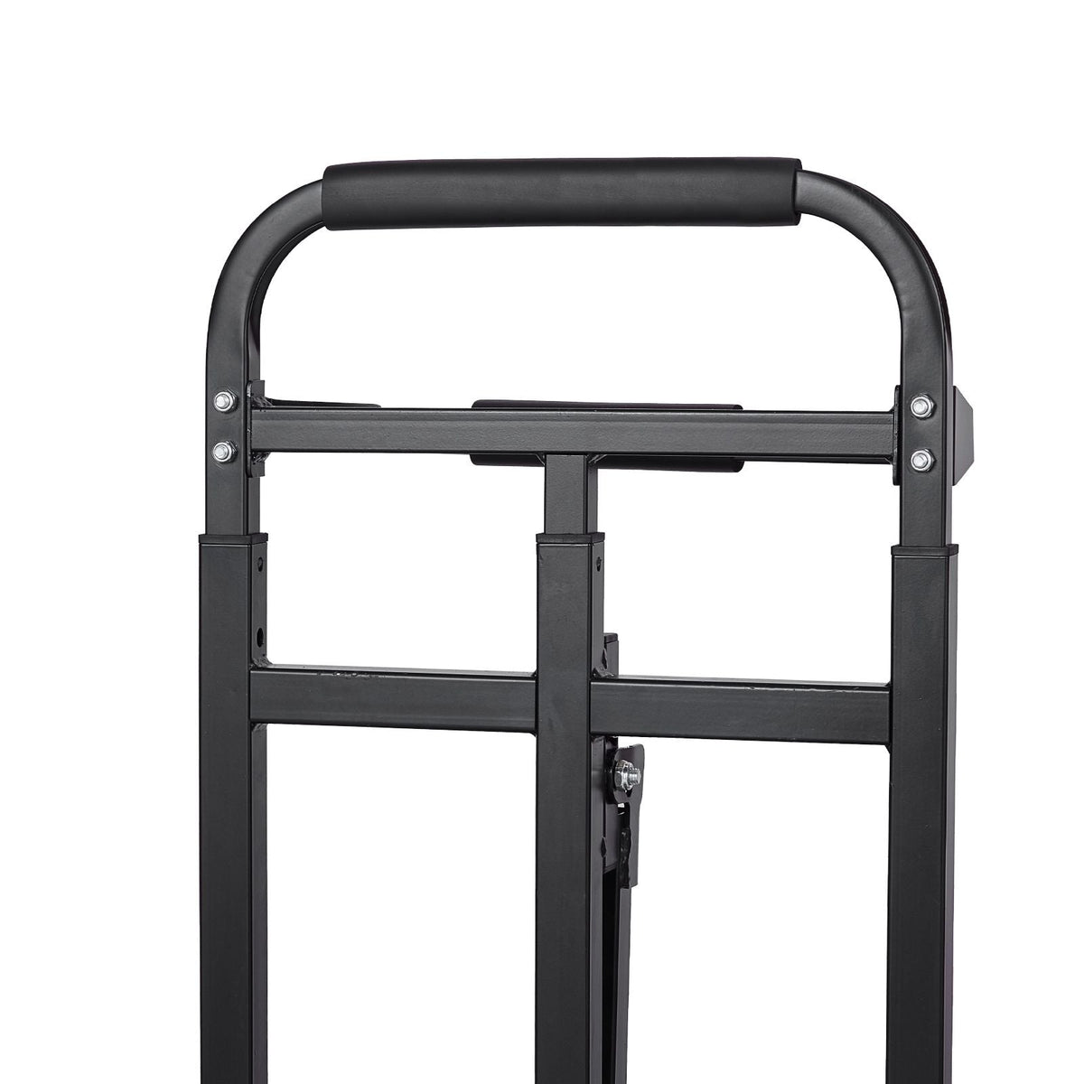 Stair Climbing Cart, 460 lbs Capacity Stair Climber Hand Truck and Dolly, Heavy-Duty Folding Trolley Cart with Dual Handle, 6 Wheels & 2 Elastic Ropes for Home Office Shopping Moving Warehouse