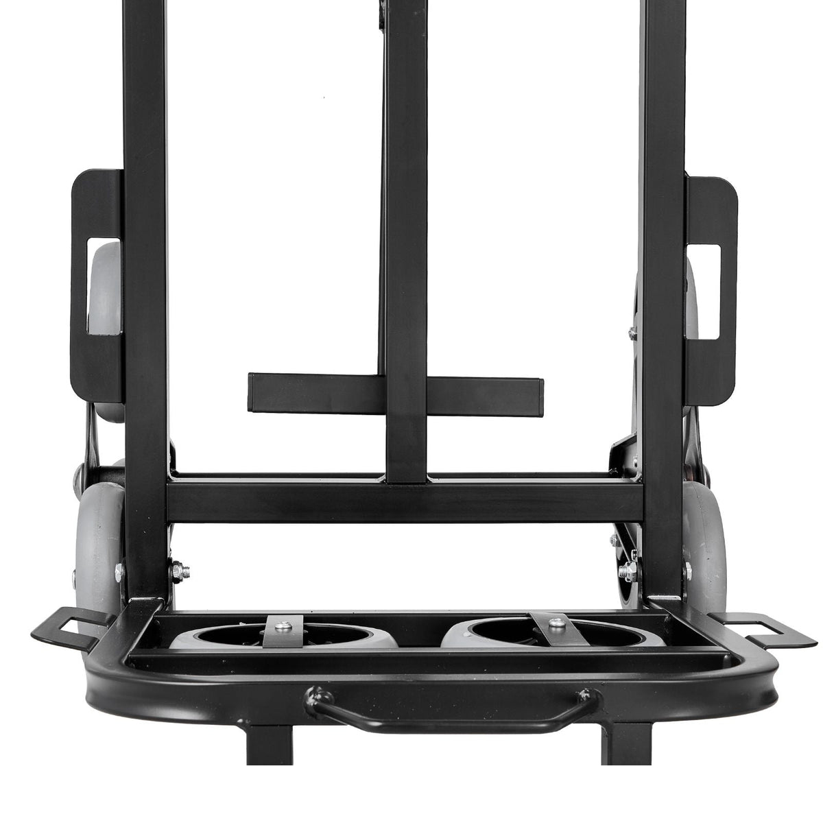 Stair Climbing Cart, 460 lbs Capacity Stair Climber Hand Truck and Dolly, Heavy-Duty Folding Trolley Cart with Dual Handle, 6 Wheels & 2 Elastic Ropes for Home Office Shopping Moving Warehouse