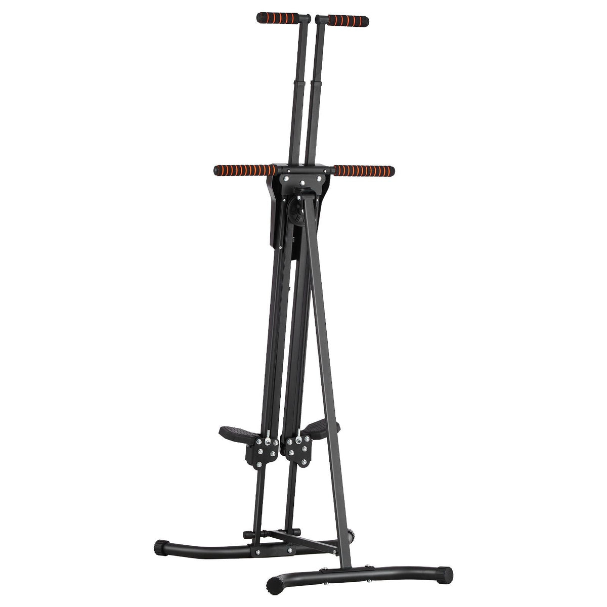 Stair Stepper, Step Range Exercise Machine, Vertical Climber for Home Gym Exercise, Compact Folding Cardio Climber, Full-Body Workout Climber with Height Adjustable Handlebar, Non-Slip Pedal