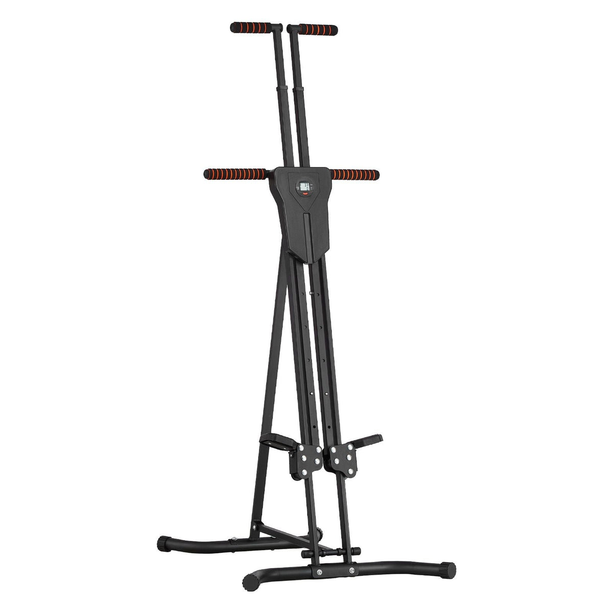 Stair Stepper, Step Range Exercise Machine, Vertical Climber for Home Gym Exercise, Compact Folding Cardio Climber, Full-Body Workout Climber with Height Adjustable Handlebar, Non-Slip Pedal