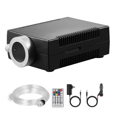 Starlight Headliner Kit, 150 pcs 0.03 in 6.5 ft, 16W Fiber Optic Star Ceiling Lights for Car, Bluetooth APP, Remote Control, Sound Activated, RGBW Light Engine, for Home Bed Room Decoration