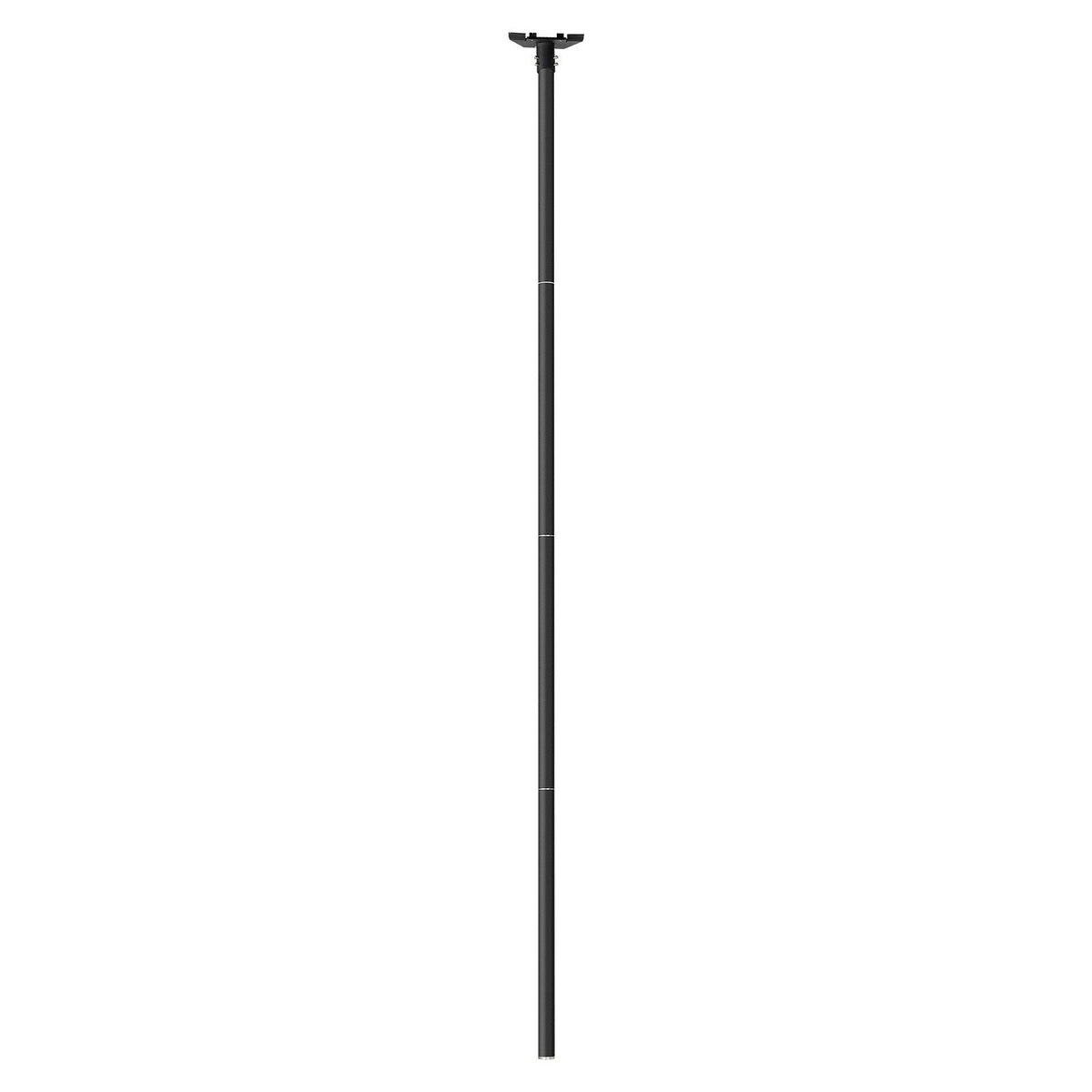 Starlink RV Ladder Mount, 360°Adjustable Angle Mounting Standard Gen 3 Pipe Kit, Heavy-Duty Steel Extra Long Starlink RV Ladder Adapter, Compatible with Gen3 and V3, Easy to Assembly, Black