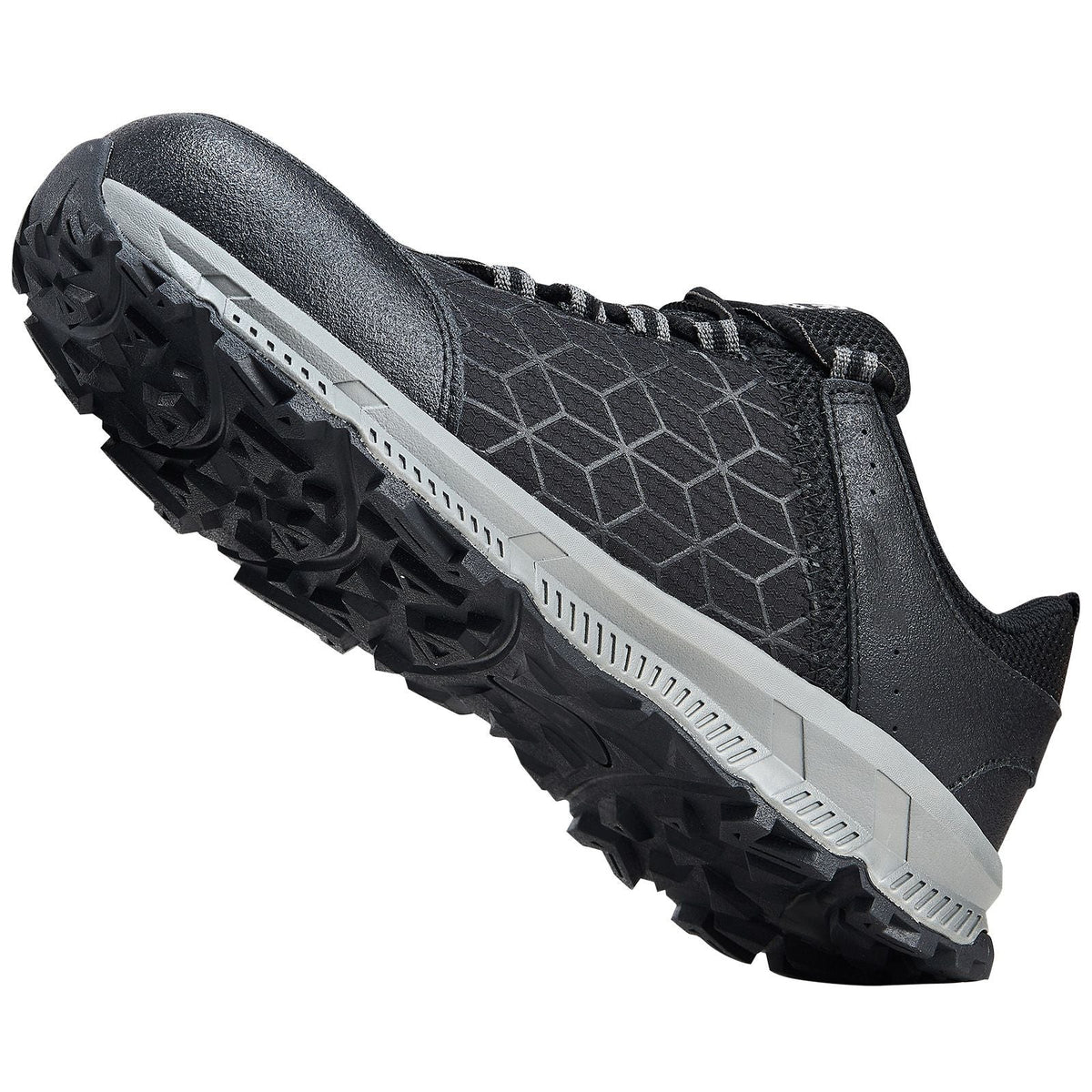 Steel Toe Shoes for Men, US Size 12 Wide, Men's Cushion Sport Safety Toe Athletic Work Shoe, Indestructible Safety Sneakers Lightweight,Breathable Industry Construction Work Shoes, Black