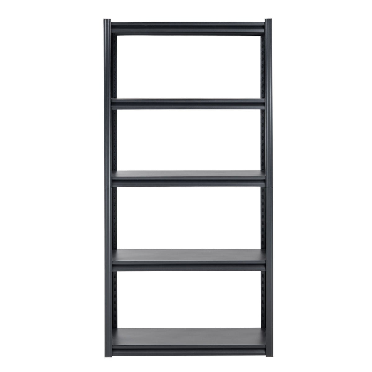 Storage Shelves, 2000 lbs, 5 Tier Garage Storage Shelving, 18" D x 36" W x 72" H Adjustable Metal Shelves for Garage Shelves Utility Rack Shelf, Ideal for Kitchen, Warehouse, Basement, Black
