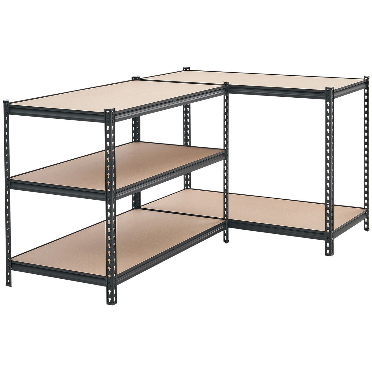 Storage Shelves, 5-Tier Adjustable, 3000 lbs Capacity, Heavy Duty Garage Storage Shelving Unit, Metal Utility Rack Shelf, for Garage Workshop Warehouse Basement, 48.35" W x 24.37" D x 71.38" H