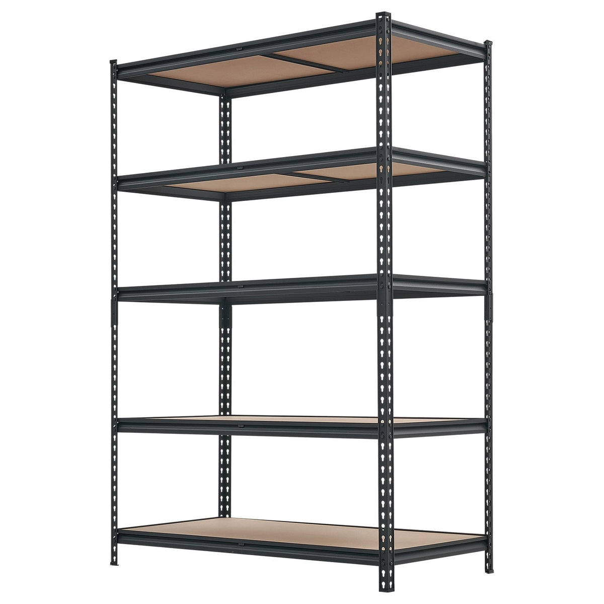 Storage Shelves, 5-Tier Adjustable, 3000 lbs Capacity, Heavy Duty Garage Storage Shelving Unit, Metal Utility Rack Shelf, for Garage Workshop Warehouse Basement, 48.35" W x 24.37" D x 71.38" H