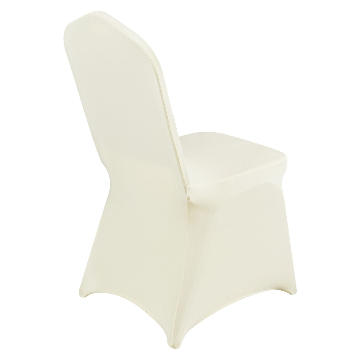 Stretch Spandex Folding Chair Covers, Universal Fitted Chair Cover, Removable Washable Protective Slipcovers, for Wedding, Holiday, Banquet, Party, Celebration, Dining (30PCS Beige)