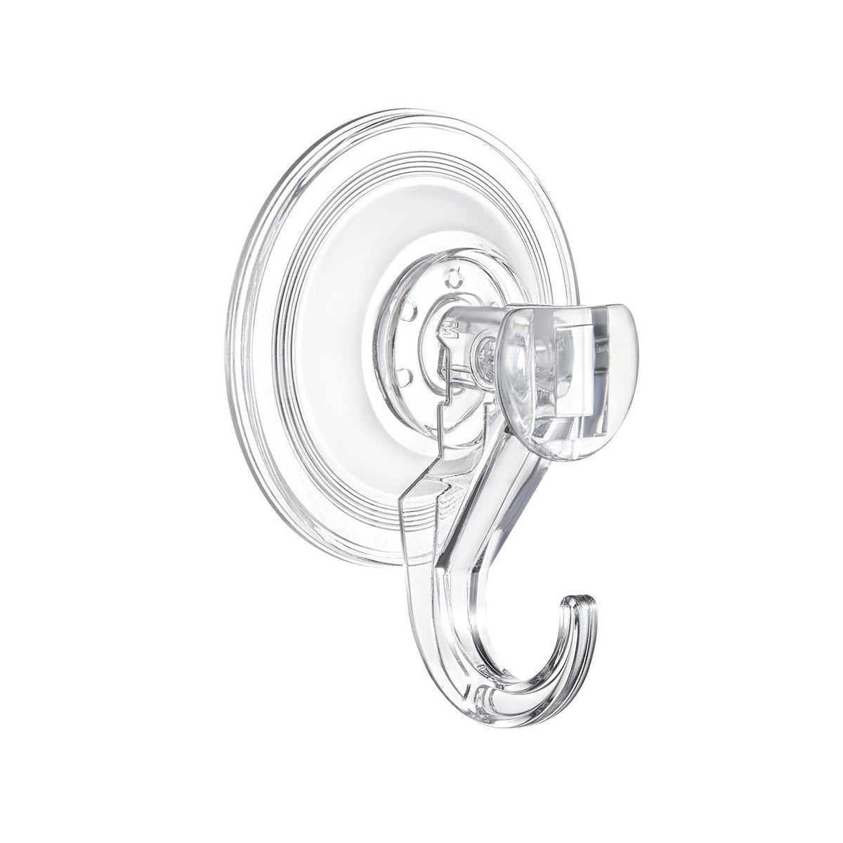 Suction Cup Hooks 6 Pack, 2.76 x 3.54 x 1.57 inch, 10 LBS Max Load Clear Shower Suction Cups, Strong and Reusable Heavy Duty Wall Holder, for Loofah, Towel, Glass, Window, Kitchen, Bathroom
