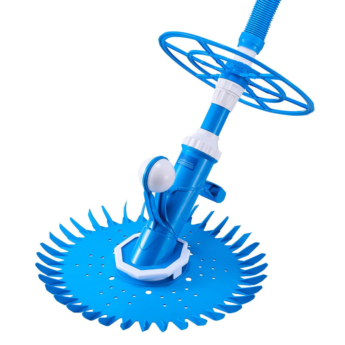 Suction Pool Cleaner, Automatic Pool Vacuum Cleaner, Suction Side Automatic Pool Cleaner, Suction Vacuum Pool Sweeper with 12 Hoses, for In-ground Pool and Above-ground Pool Up to 20 x 35 ft