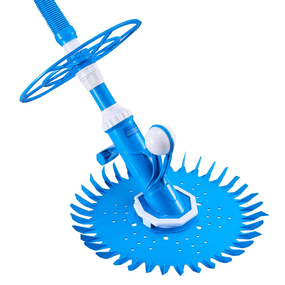 Suction Pool Cleaner, Automatic Pool Vacuum Cleaner, Suction Side Automatic Pool Cleaner, Suction Vacuum Pool Sweeper with 12 Hoses, for In-ground Pool and Above-ground Pool Up to 20 x 35 ft