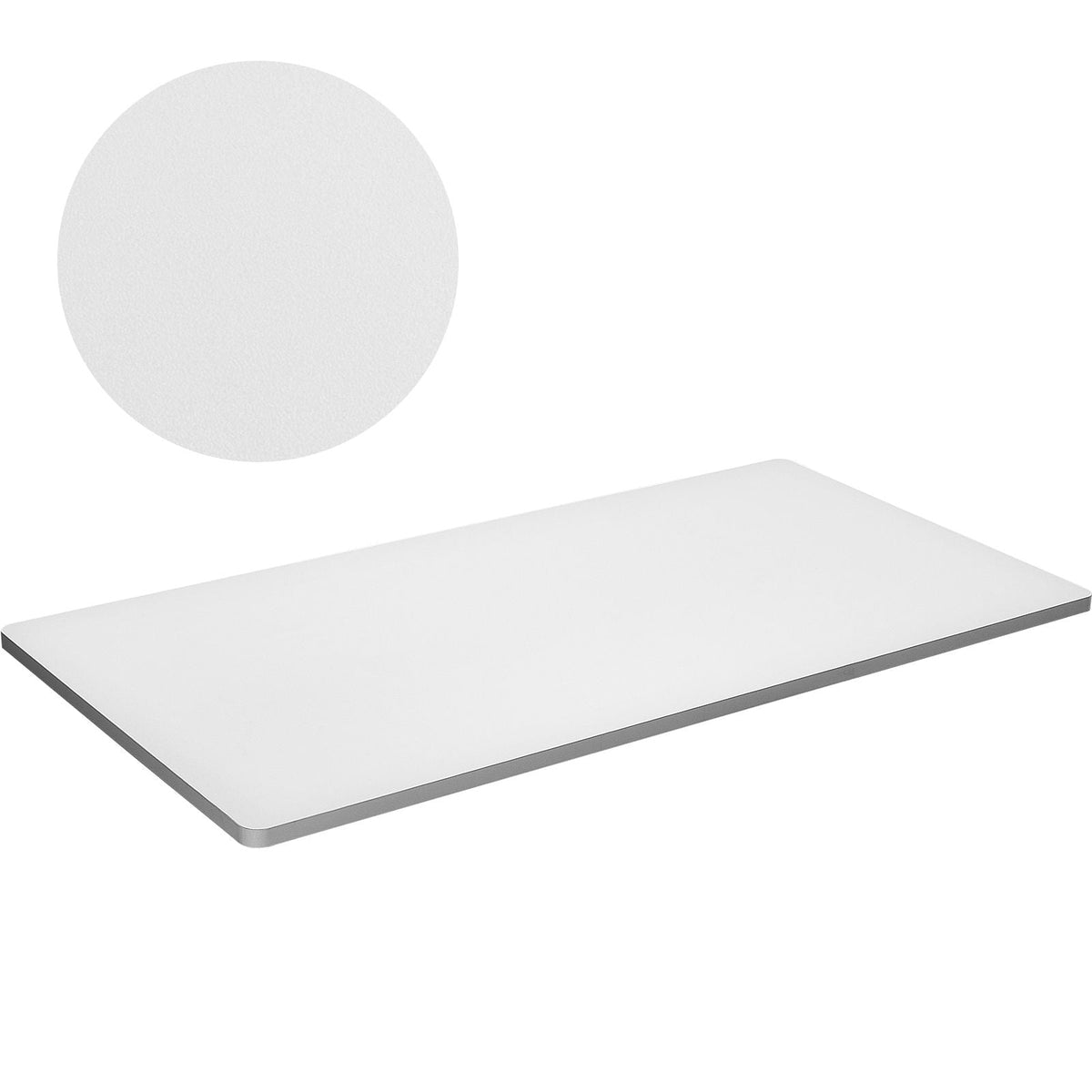 Table Top, Holds up to 220.5 lbs, 60" x 25" x 1" Rectangular Countertop for Height Adjustable Electric Standing Desk Frame, Universal One-Piece Particle Board Desktop for Office & Home Desk