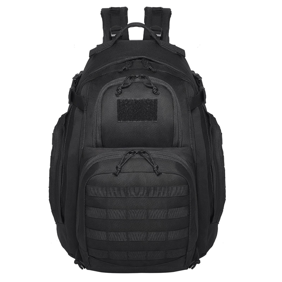 Tactical Backpack, 40L Military Tactical Backpack with Molle Design & Sponge Pad, Army Assault Pack Bag for Men and Women, Range Gear Backpack for Outdoor Adventure, Hiking, Hunting, Black