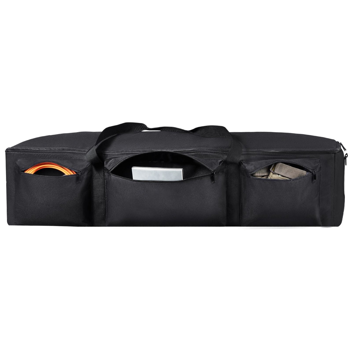 Telescope Case, 40.7", Telescope Large Storage Bag with Fixed Buckles, Multi-Pocket & Detachable Divider, Shock-Absorbent Telescope Carrying Case for Optical Tube & Tripod, Counterweight Pocket